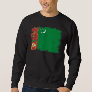 Sudadera Vintage Turkmenistan Flag Turkmen Independence Day