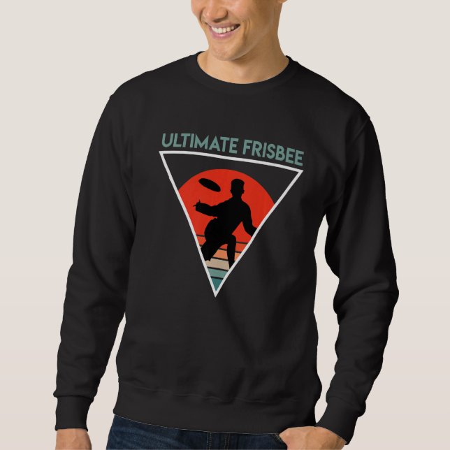 Sudadera Vintage Ultimate Frisbee Retro (Anverso)
