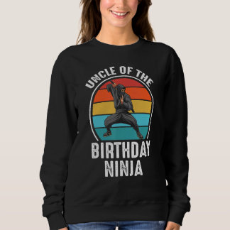Sudadera Vintage Uncle Of The Ninja Family Matching Ninja
