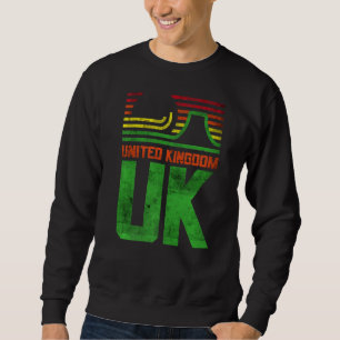 Sudadera Vintage United Kingdom Graphic Tees & Guay Designs