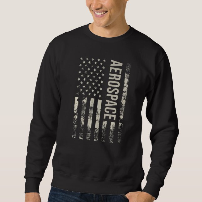 Sudadera Vintage US American Flag Aerospace Premium (Anverso)