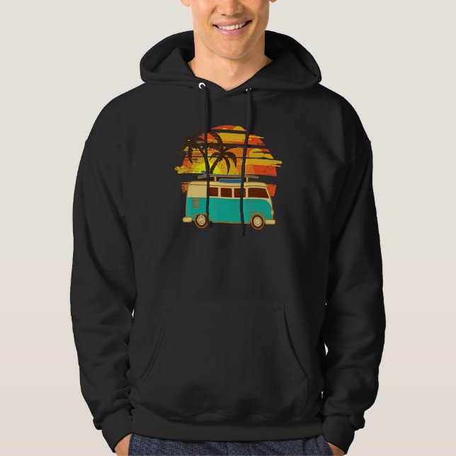 Sudadera Vintage Van - Van Life - Retro Van (Anverso)
