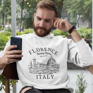 Sudadera Vintage View of Florence, Tuscany