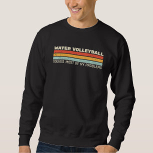 Sudadera Vintage Water Volleyball Retro Water Sports Pool V