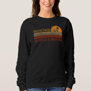 Sudadera Vintage Weekend 2022 Friend Beaches Booze & Bestie