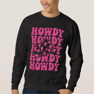 Sudadera Vintage White Howdy Rodeo West Country Southern