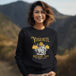 Sudadera Vintage Wolf in Yosemite Wilderness