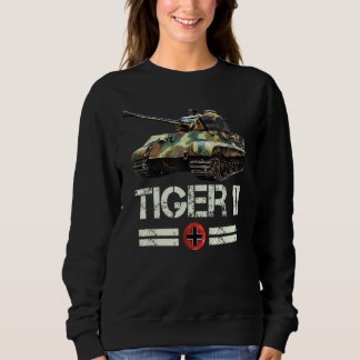 Sudadera Vintage World War 2 German Tank Tiger 2 II WW2 mem