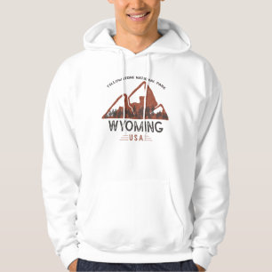 Sudadera Vintage Yellowstone Parque Nacional Wyoming