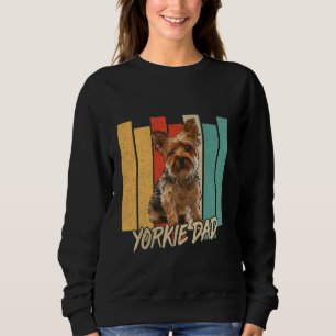 Sudadera Vintage Yorkshire Terrier Dog Dad Yorkie