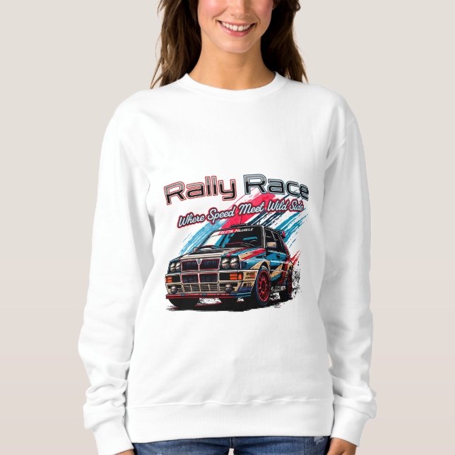 SUDADERA VINTAJE DE RAZA DE MANIFESTACIÓN - CUANDO LA VELOC (Anverso)