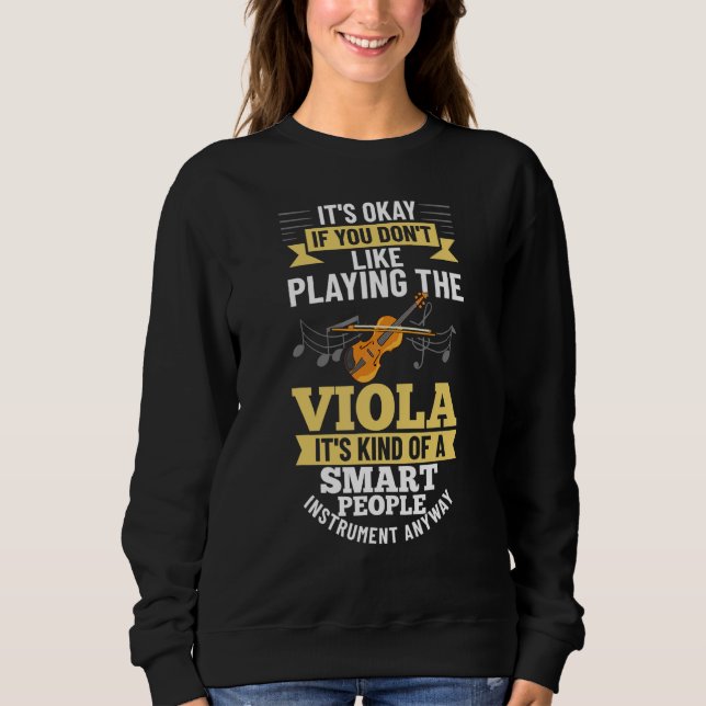 Sudadera Viola Instrument Music Notes Player Lesson Beginne (Anverso)