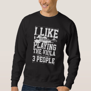 Sudadera Viola Instruments Music Notes Player Lesinne