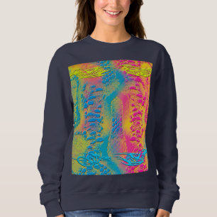 Sudadera VIOLET LACE - Digital - Arte Fractal -