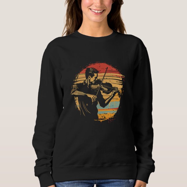 Sudadera Violin Boy Artwork Chordophone para niños (Anverso)