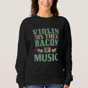 Sudadera Violin - El Violin Es El Cubo De La Música
