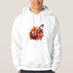 Sudadera Violín en la cama de hojas
