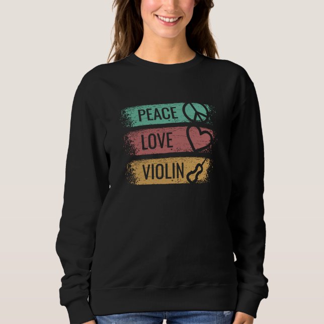 Sudadera Violin Violinista Violín (Anverso)