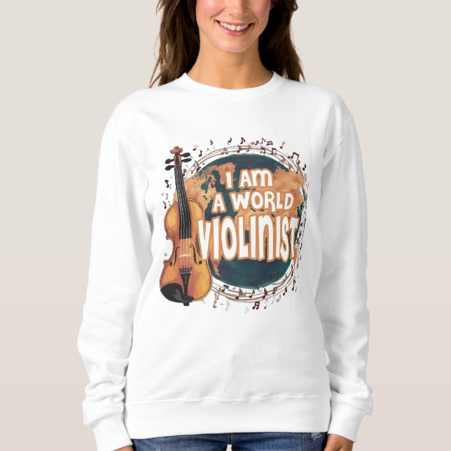 Sudadera violinist world (Anverso)