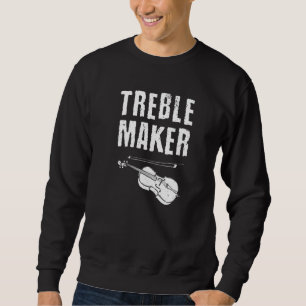 Sudadera Violinista Lindo Para Hombres Mujeres Violín Músic