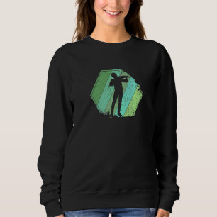 Sudadera Violinista Retro Violinista Violinista