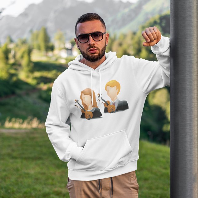 Sudadera Violinistas sin rostro Hoodie (Subido por el creador)