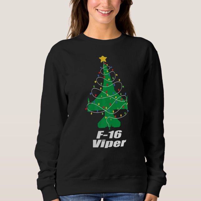 Sudadera Viper Navidades F 16 Jet Fighter souvenir and Figh (Anverso)
