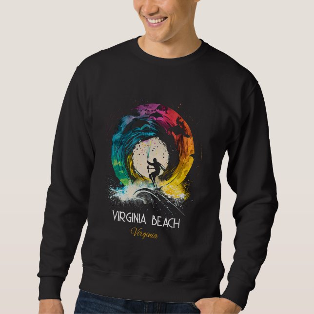 Sudadera Virginia Beach (Anverso)