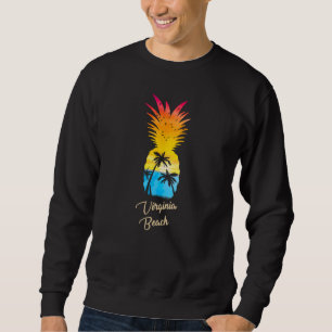 Sudadera Virginia Beach - Virginia Souvenir - Pineapple Sun