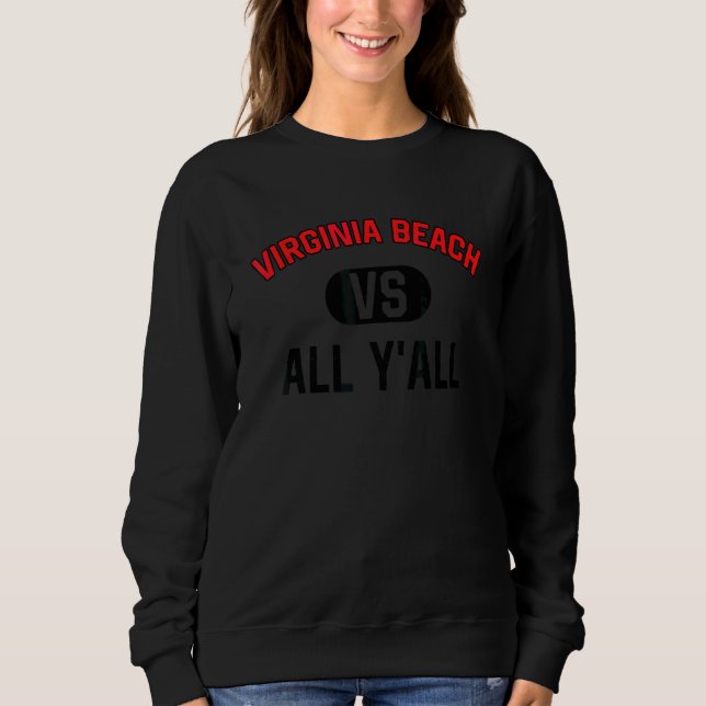 Sudadera Virginia Beach Vs Todos Ustedes   Virginia Beach (Anverso)