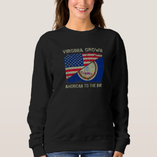 Sudadera Virginia Grown American To The Bone Home State Vir