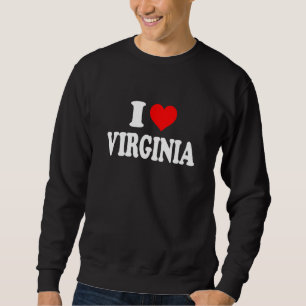 Sudadera Virginia - I Heart Virginia - I Love Virginia