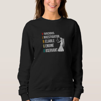 Sudadera Virgo Apparel Rótulo Zodiaco Hechos Horoscopio Ast