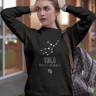 Sudadera Virgo   Constelación zodiaca personalizada
