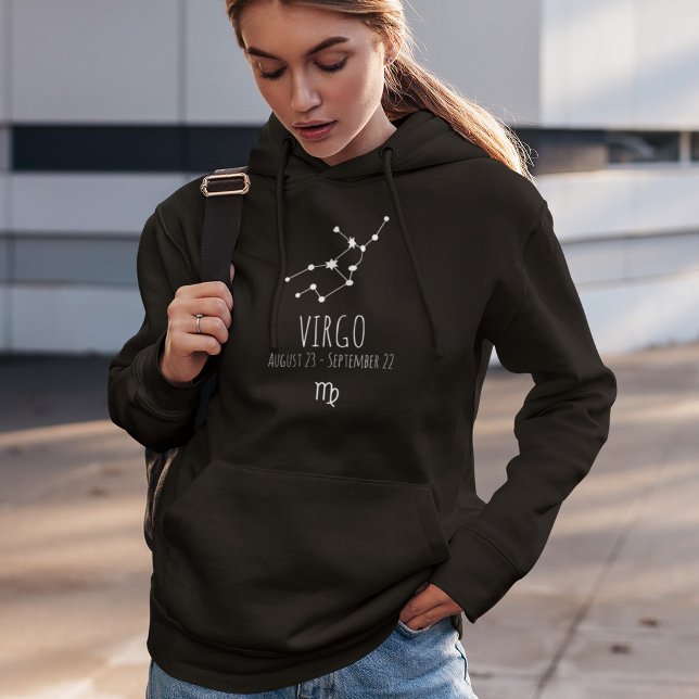 Sudadera Virgo | Hoodie de Constelación de Zodiac personali (Subido por el creador)