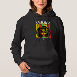 Sudadera Virgo Queen Zodiac Afro Hair Style Bendito Clásico