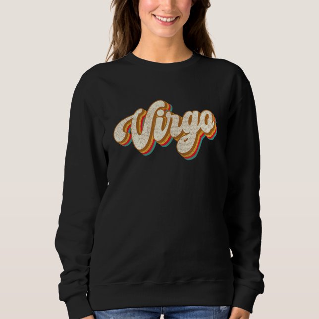 Sudadera Virgo Rótulo Zodiaco Astrología Cumpleaños Horosco (Anverso)