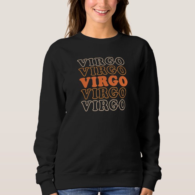 Sudadera Virgo Zodiac Horoscope Astrology, Astrological Sig (Anverso)
