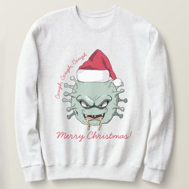 Sudadera Virus de los Navidades malvados (Anverso del diseño)