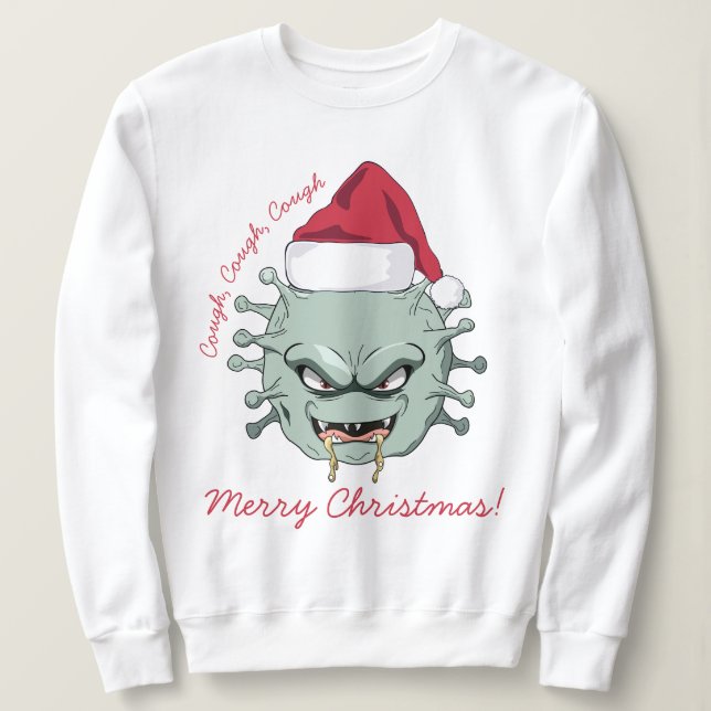 Sudadera Virus de los Navidades malvados (Anverso del diseño)