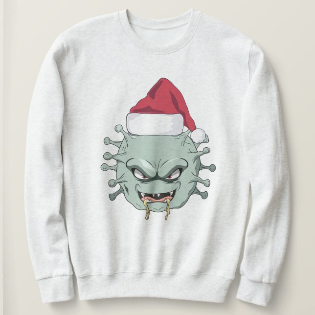 Sudadera Virus de los Navidades malvados (Anverso del diseño)