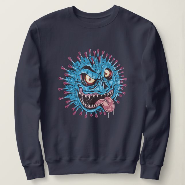 Sudadera Virus del mal (Anverso del diseño)