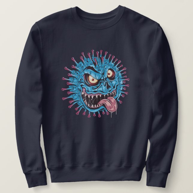 Sudadera Virus del mal (Anverso del diseño)
