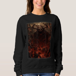 Sudadera Visions of Hell Satan Devils Demons Monster Skelet