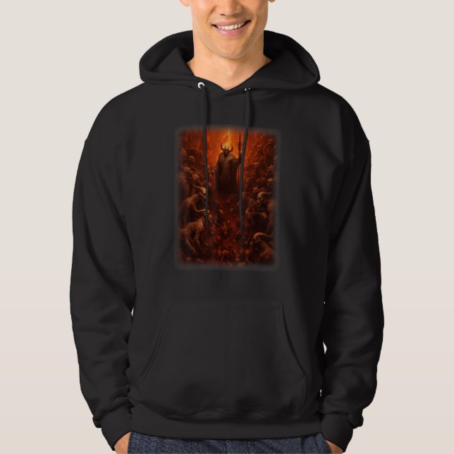 Sudadera Visions of Hell Satan Devils Demons Monster Skelet (Anverso)