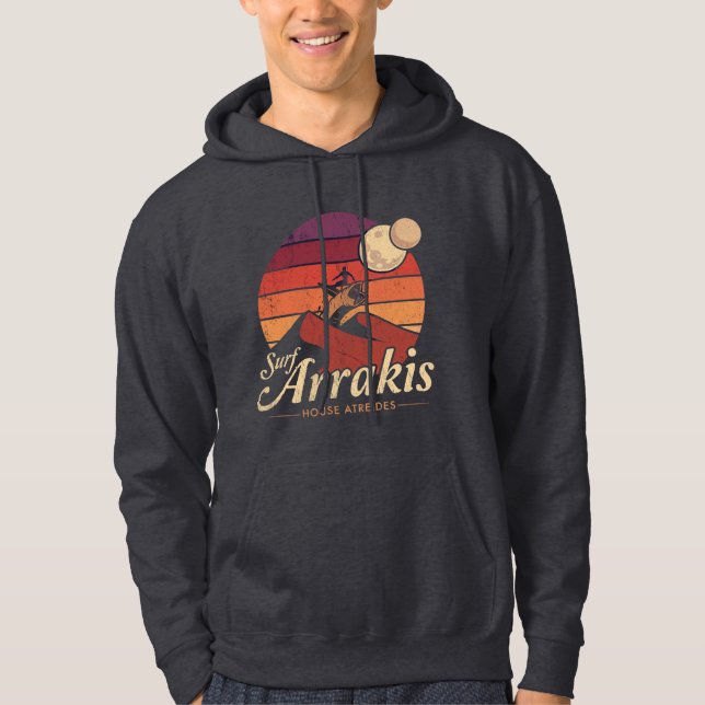 Sudadera Visita Arrakis Planeta Desértico Retro (Anverso)