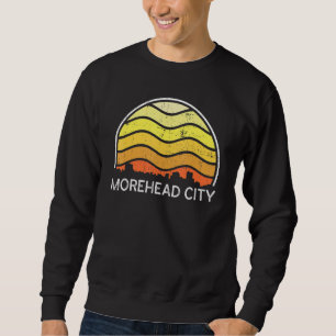 Sudadera Visitantes de Morehead City Retro Silueta Urbana V