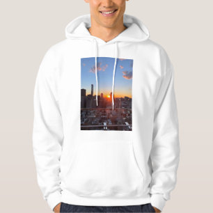 Sudadera Vista de la azotea al atardecer del horizonte de l