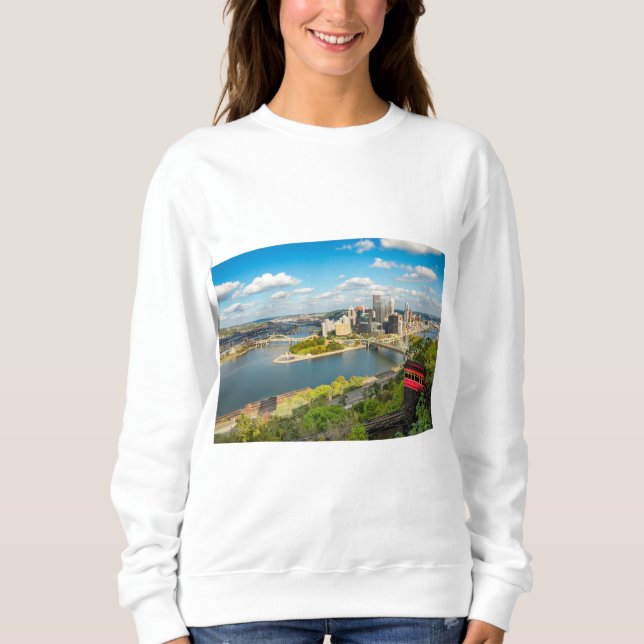 Sudadera Vista Incline de Pittsburgh Pennsylvania Duquesne (Anverso)