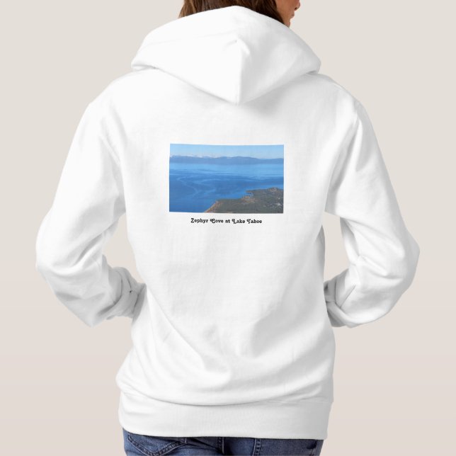 Sudadera Vista que barre del lago Tahoe (Reverso)